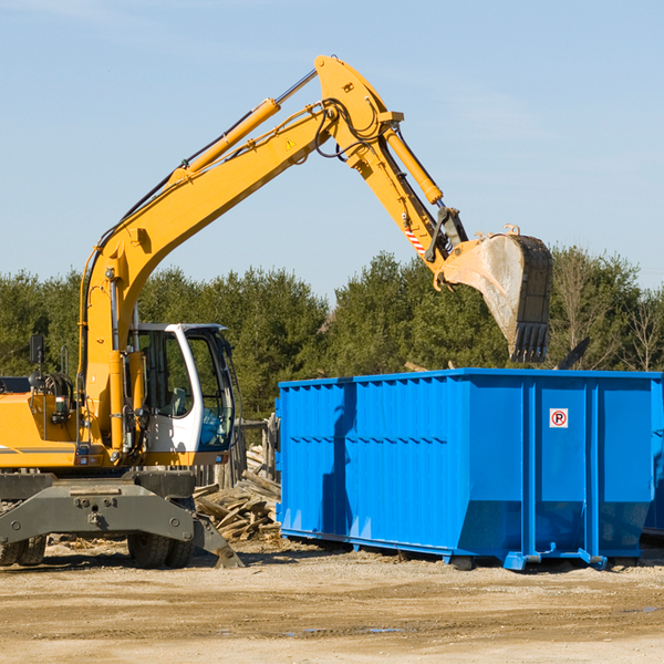 how many times can i have a residential dumpster rental emptied in Dayton WI